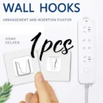 1/2/3/4/5/10 pcs Double sided adhesive wall hook , Wall Hooks , Double Wall Hooks , Suction Hook , stick hook , Wall-Sticking Hooks Without Punching and Nails, Waterproof and Oil-Proof, Heavy-Duty Self-Adhesive Hooks for Bathroom and Kitchen