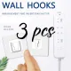 1/2/3/4/5/10 pcs double sided adhesive wall hook , wall hooks , double wall hooks , suction hook , stick hook , wall sticking hooks without punching and nails, waterproof and oil proof, heavy duty self adhesive hooks for bathroom and kitchen