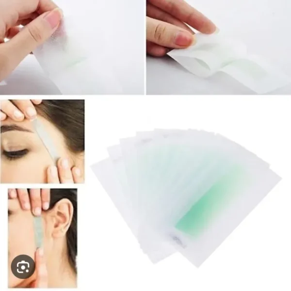 Apk 10pcs Face Wax Strips Facial wax strip 10 Strips