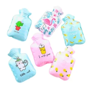Mini Hot Water Bottle, Light and Handy Hot Water Bag Hand Warmer 100 ML Cartoon Hand Warm Water Bottle Cute Mini Hot Water Bottles Small Portable Hand Warmer Water Injection Storage Bag Tools