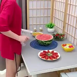 Disposable Elastic Plastic Food Covers for Bowls and Cups Pack of 10 to 100