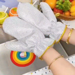Rust Removal Cleaning Cloth Kitchen Magic Dishwashing Gloves Metal Steel Wire