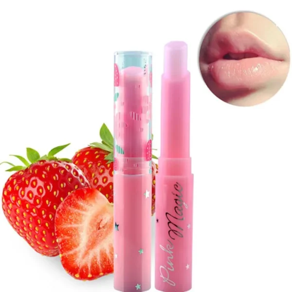 Pink Magic Strawberry Lip Balm Color Transforming Lip Balm (1 pc)