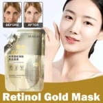 Retinol Gold Mask Deep Moisturizing Brightening Anti-aging Lifting Oil Tear-off Wrinkle Shrink Mud Mask Firming Control Facial mask 100ML