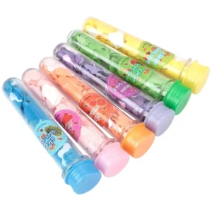 Portable Mini Body Washing Bath Test Tube Confetti Foaming Flower One time Paper Soap Slice