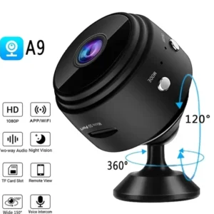 A9 Mini Camera with stand || Wifi Camera Wireless Monitoring HD || New Camera || Mini Wifi Camera || Home Security DVR Sensor Wifi Cameras with V38 APPd