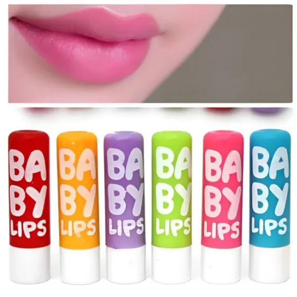 1 Pcs High Quality Baby Lip Balm - Long Lasting , Waterproof , No fade - All Day Long Moisturize The Lips - Best For Men , Women, Girls and Children to Care Their Lips