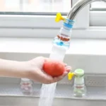 Water Saving Tap 360 Degree Anti Splash Tap, Fan Faucet Sprayer Faucet Nozzle Filter Aerator Water-saving Device for Kitchen Bathroom With Clip