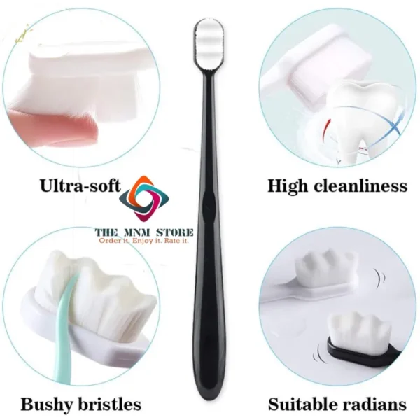 Soft Micro-Nano Manual Toothbrush Extra Soft Bristles Toothbrush with 12000 Bristles for Fragile Gums Adult Kid Children