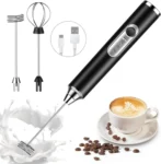 💎 Premium Rechargeable Coffee Frother & Mixer – For Café-Style ☕ Coffee, 🥚 Eggs & 🍰 Cakes