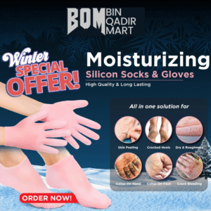 1 Pair SPA Silicone Gel Socks & Gloves – Moisturizing Hand & Foot Care Set