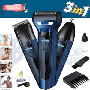 Kemei KM-6331 3 in 1 Grooming Kit with USB Charging